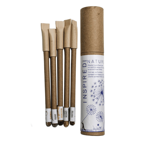 Plantable Diary Combo with Grow Kit | Recycled Folding Box - 450gm | 2” Coco Pot + Peat | Beeswax Candle (3”) in Paper Tube | Eco Friendly Playing Cards - Image 5
