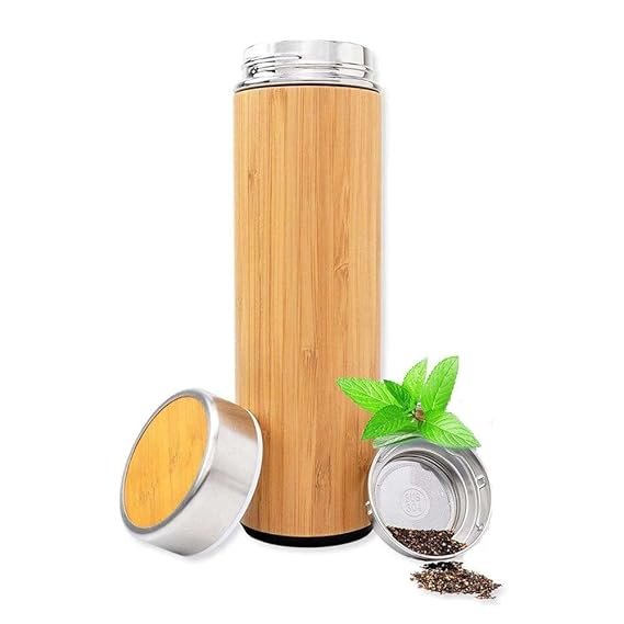 Bamboo Water Bottle - Sip Sustainably, Hydrate Naturally - Image 3