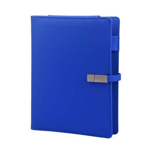 Classy Velvet 8000 mAh Blue Power bank Diary with 16GB Pendrive - Image 5