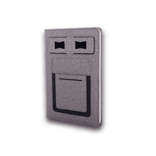 A5 Leather Diary With Phone Stand, Card & Mobile Pocket Diary - Image 2