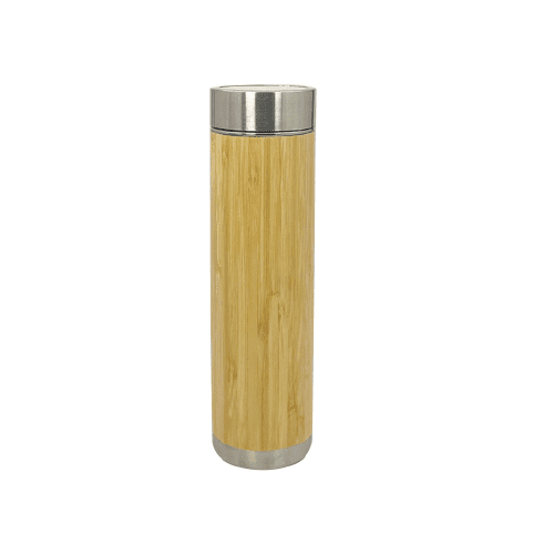 Customized Wooden Stainless Steel Flask Water Bottle - Image 3