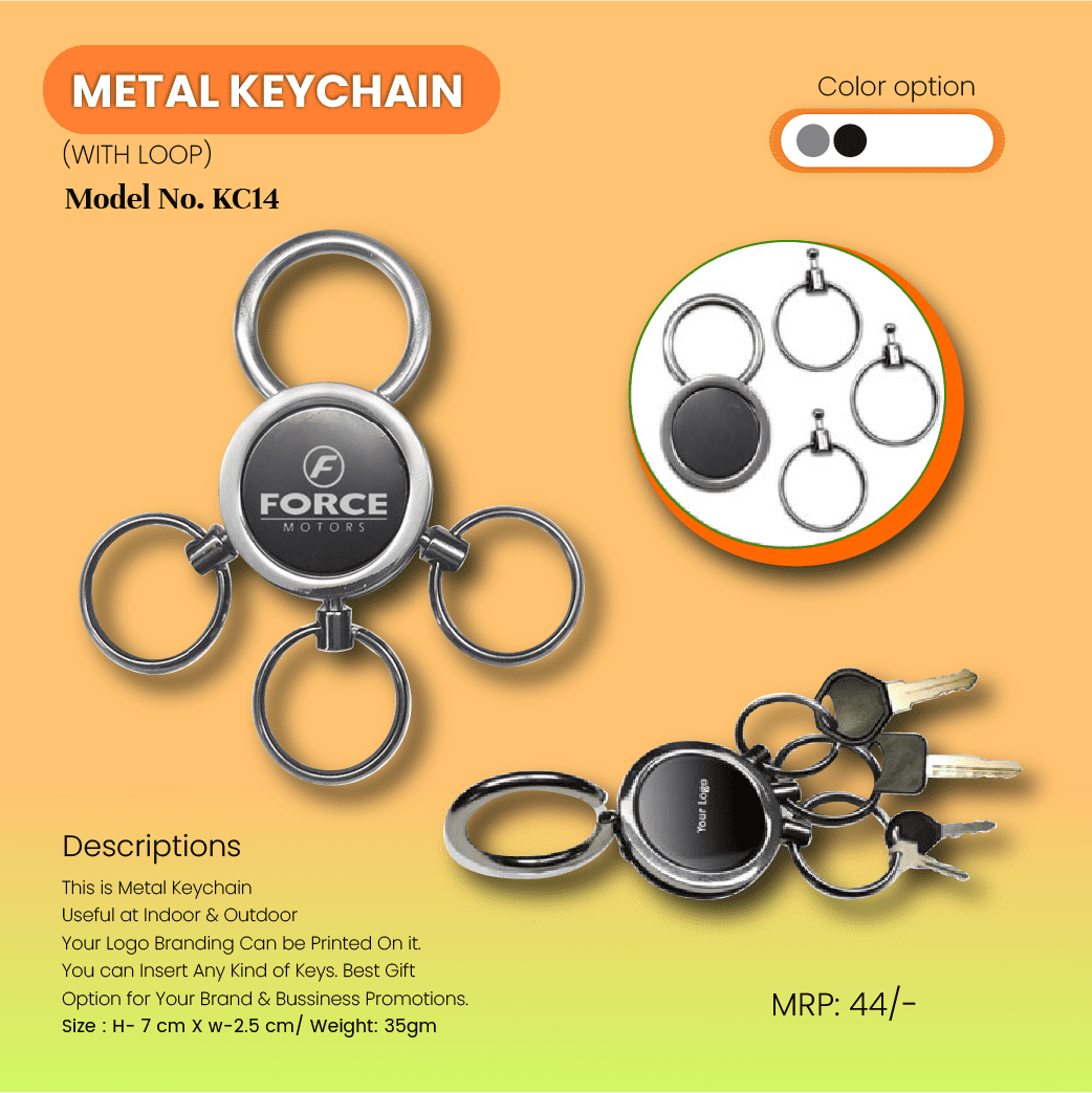 Distinctive Designs Metal Keychains for Professionals