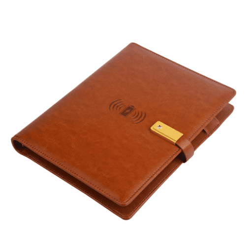 Leather Finished 8000 mAh Power Bank Diary With 16GB Pendrive - Image 2