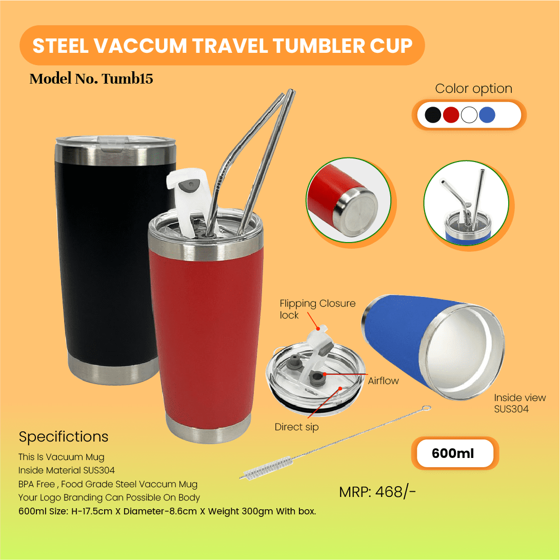 Travel Tumbler for Adventurers and Commuters