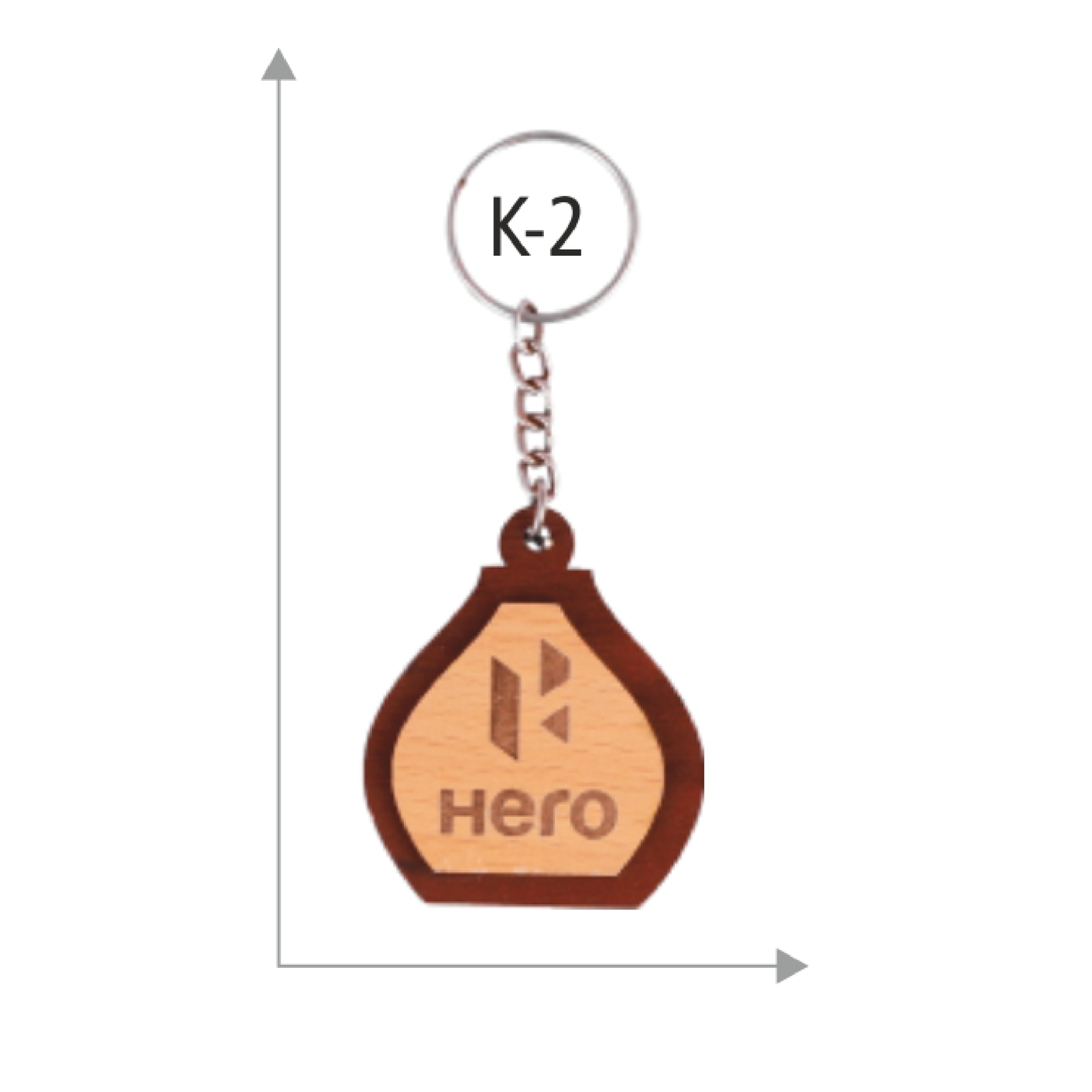 Premium Custom Wooden Keychains: by Offistore Innovation LLP - Image 2