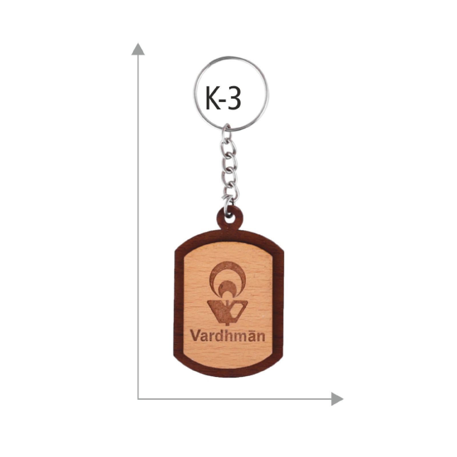 Premium Custom Wooden Keychains: by Offistore Innovation LLP - Image 3