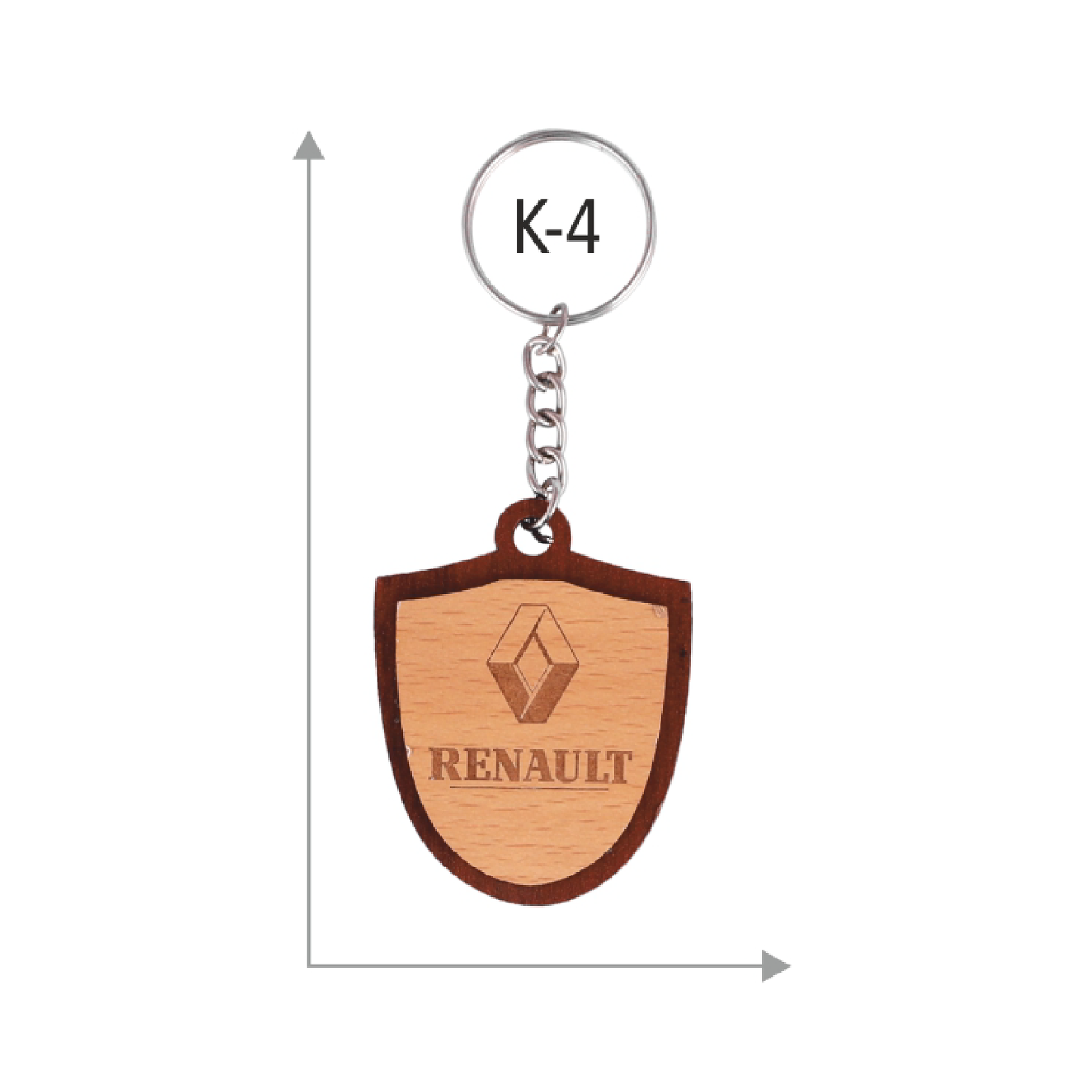 Premium Custom Wooden Keychains: by Offistore Innovation LLP - Image 4