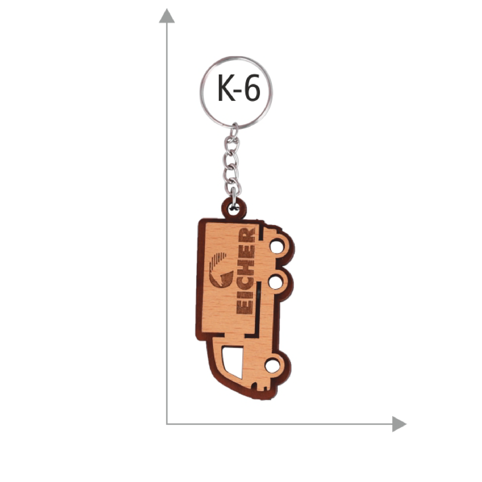 Premium Custom Wooden Keychains: by Offistore Innovation LLP - Image 6
