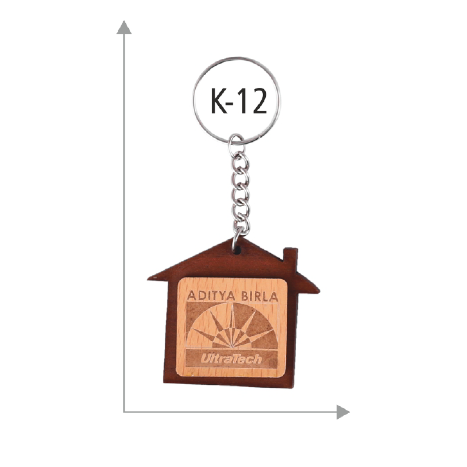 Wooden Keychain With Name - Image 5
