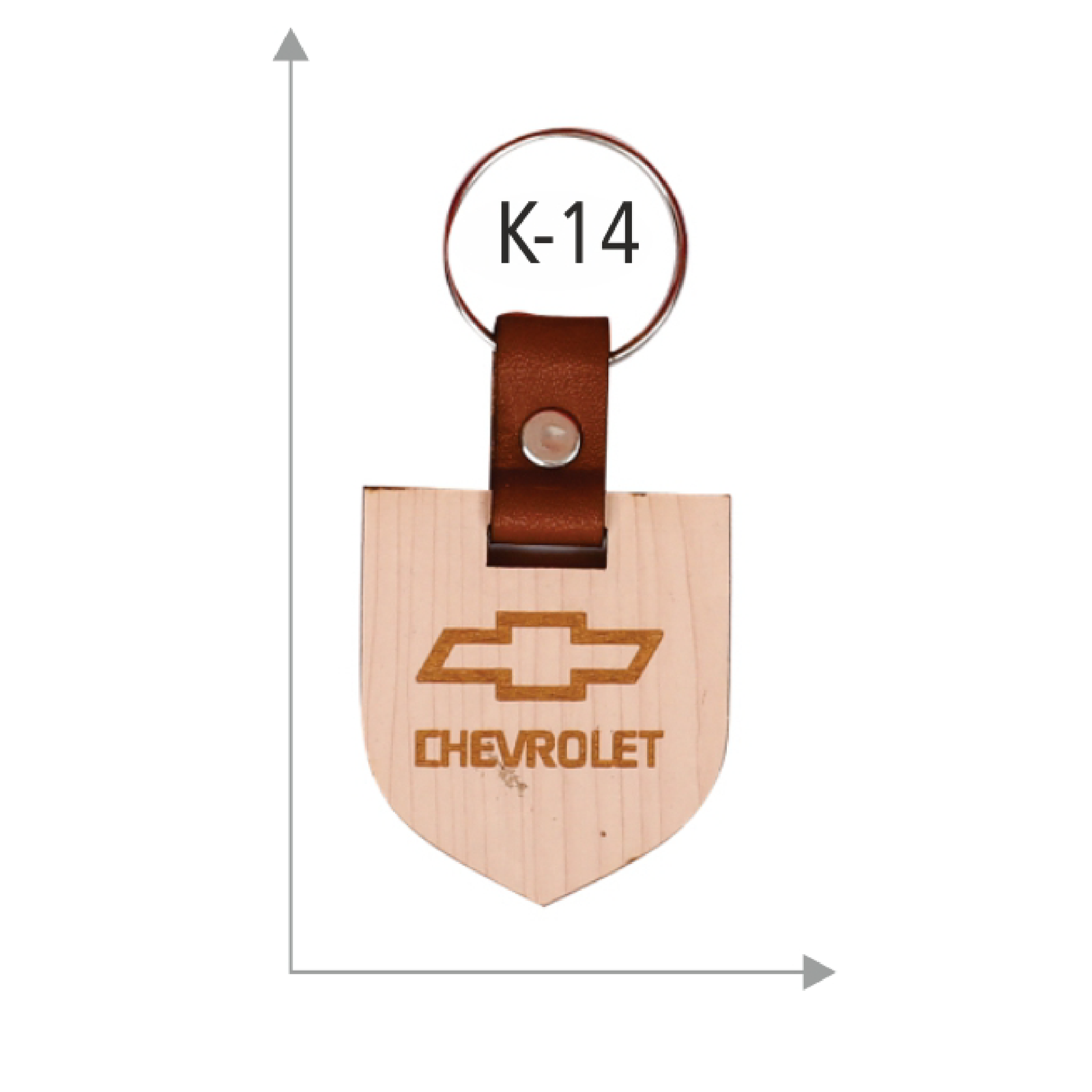 Wooden Keychain With Name Online - Image 2